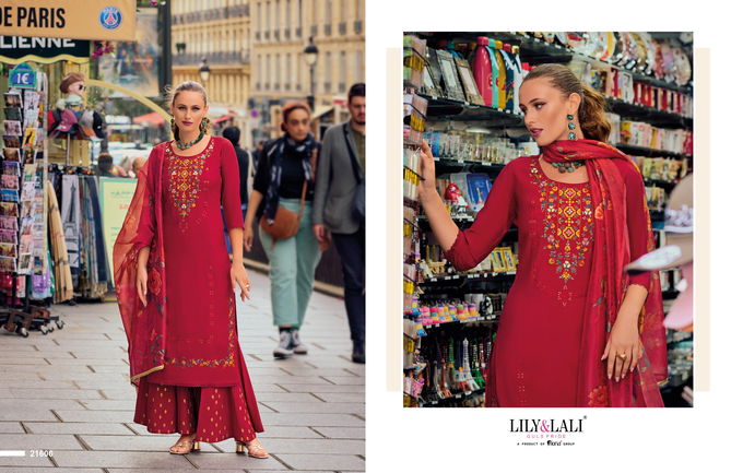 Riwaaz Vol 6 By Lily And Lali Designer Kurti With Bottom Dupatta Wholesale Price In Surat
